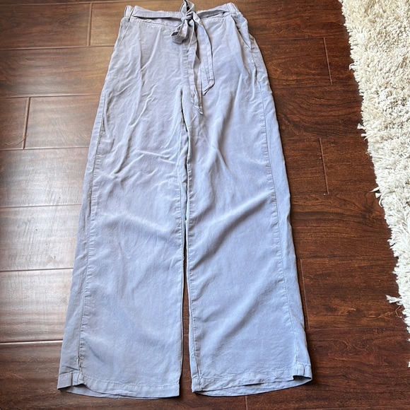 Thread & Supply Waist Tie Paper Bag Pants - Picture 5 of 7